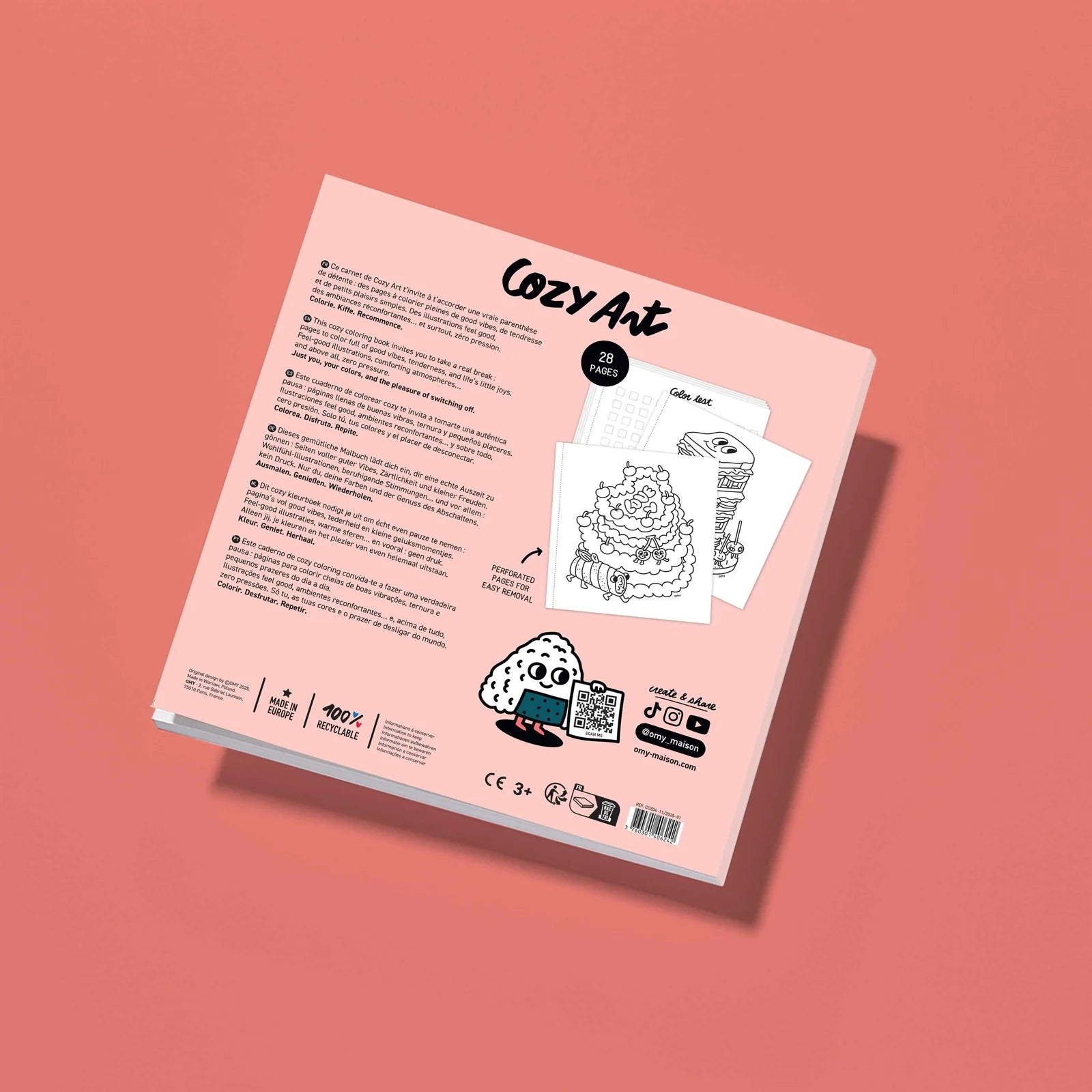 Libro para colorear Cozy Art