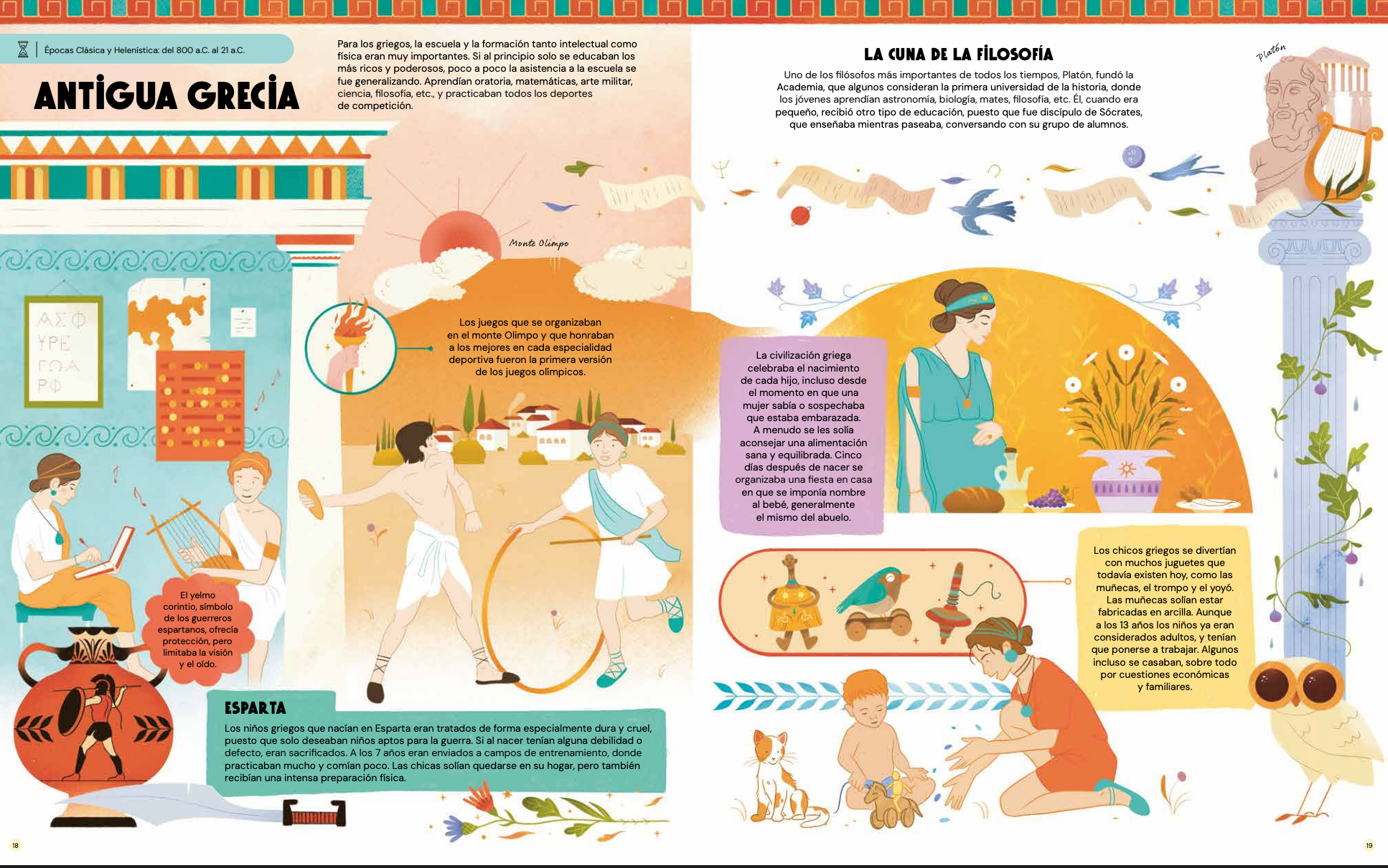 Viaje al pasado. ¿Qué hacían los niños y niñas de tu edad en las diferentes épocas de la historia?