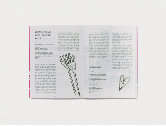 Who is cooking? The recipes of IZBA