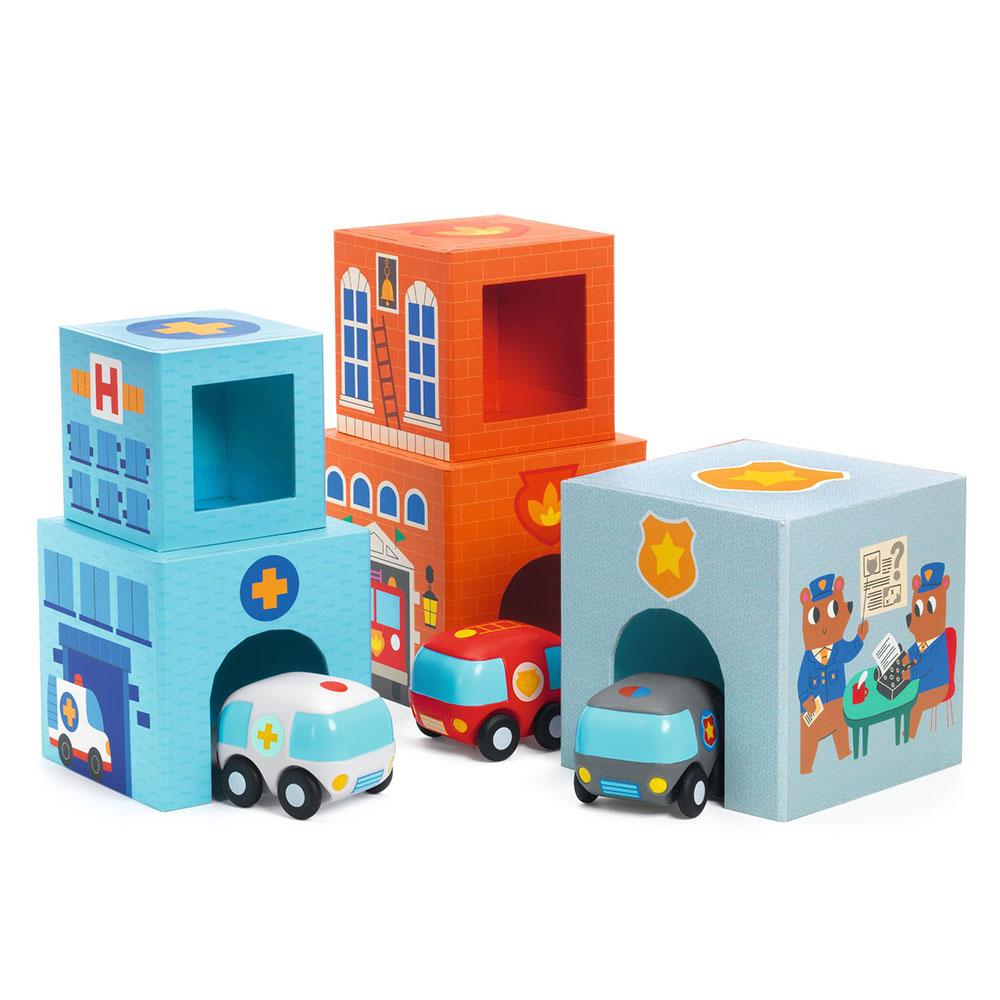 Primera Edad cubos apilables TopaniCar