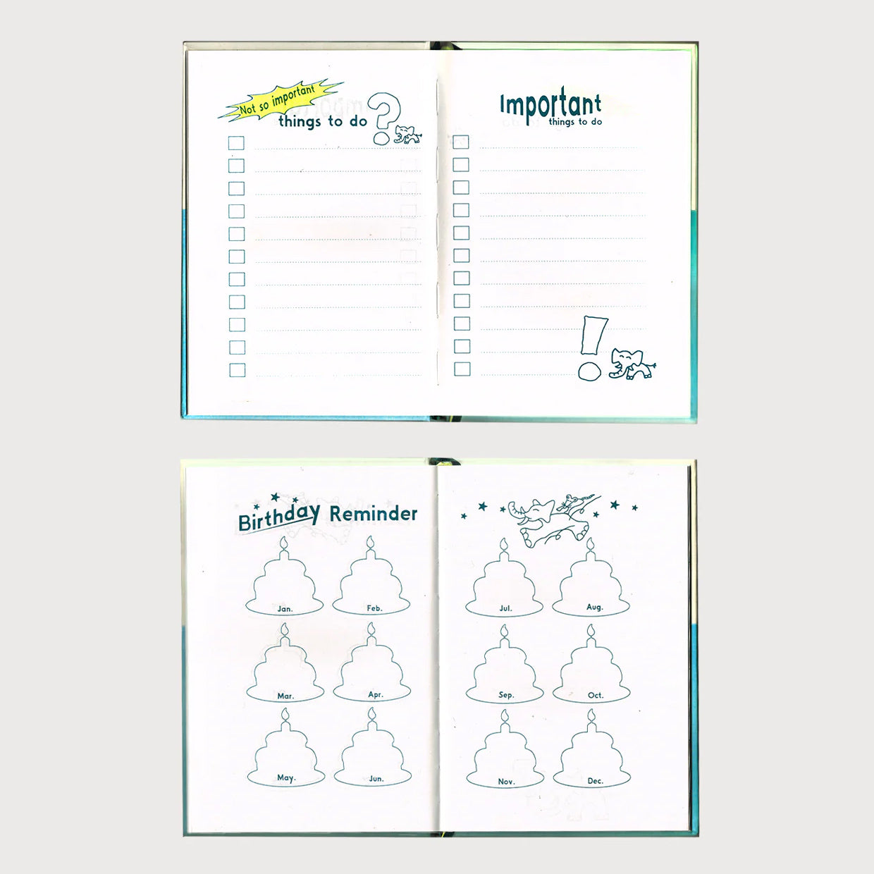 Planner Elephants Never Forget - Jumbo Press