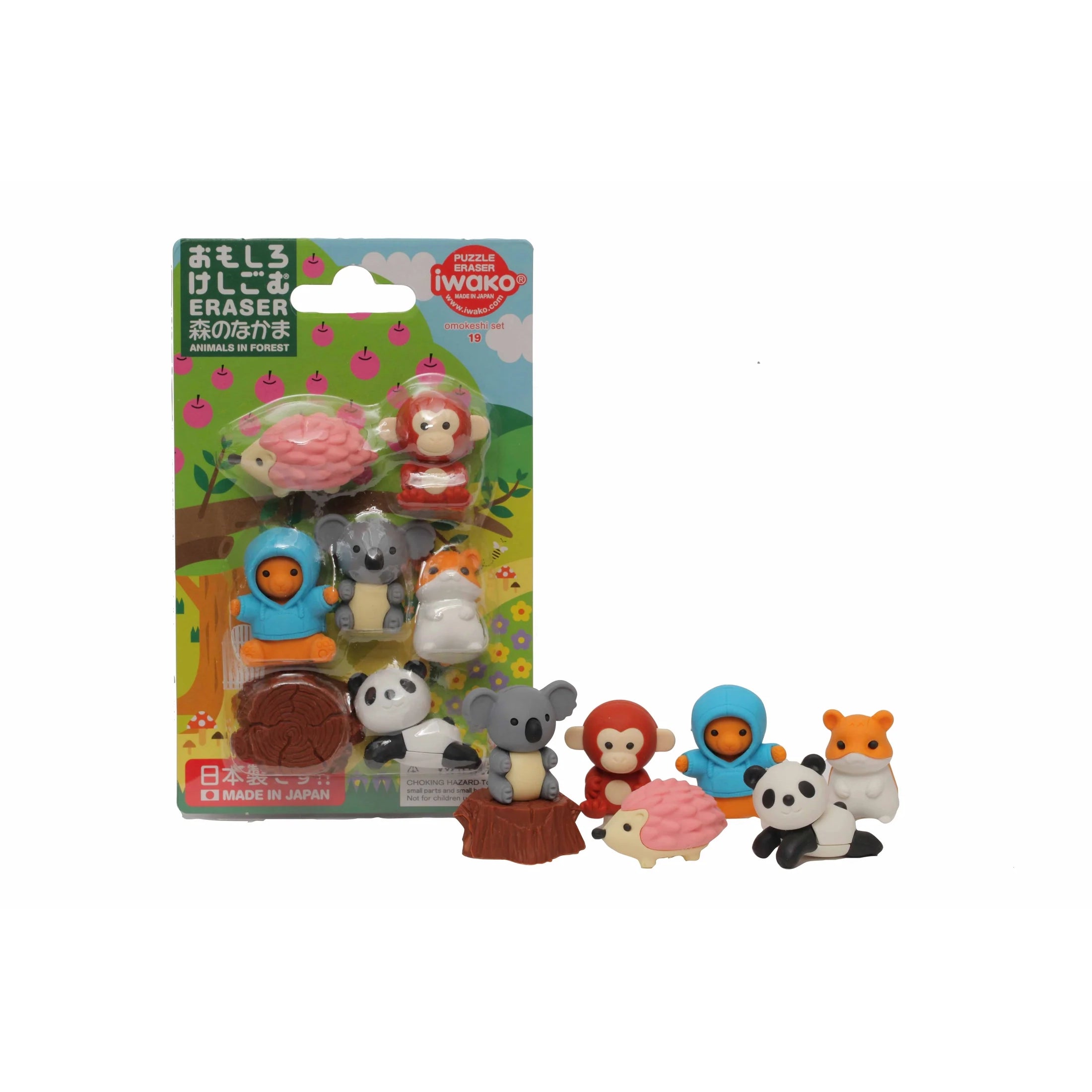 Set de gomas de borrar - IWAKO