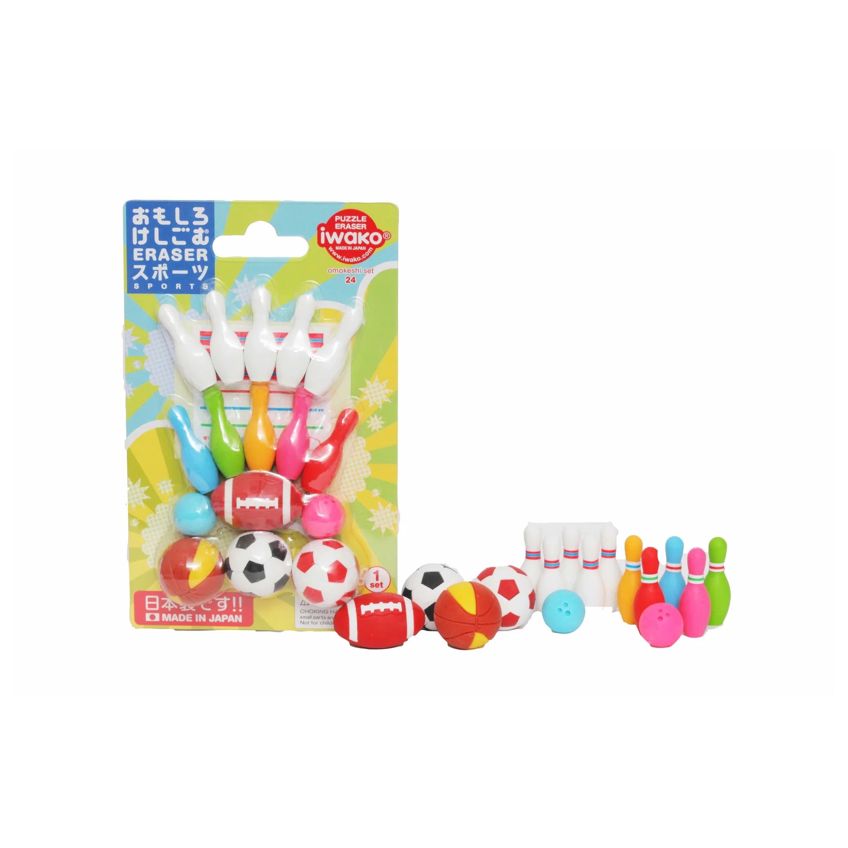 Set de gomas de borrar - IWAKO