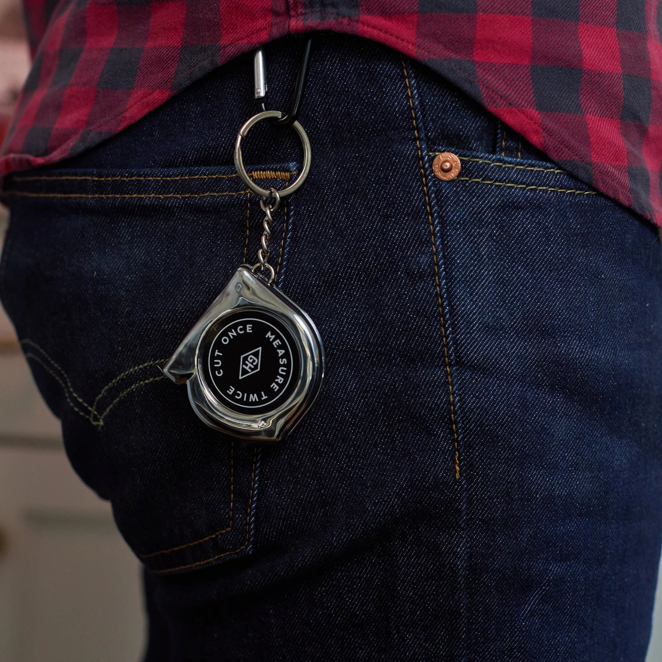 Llavero cinta métrica