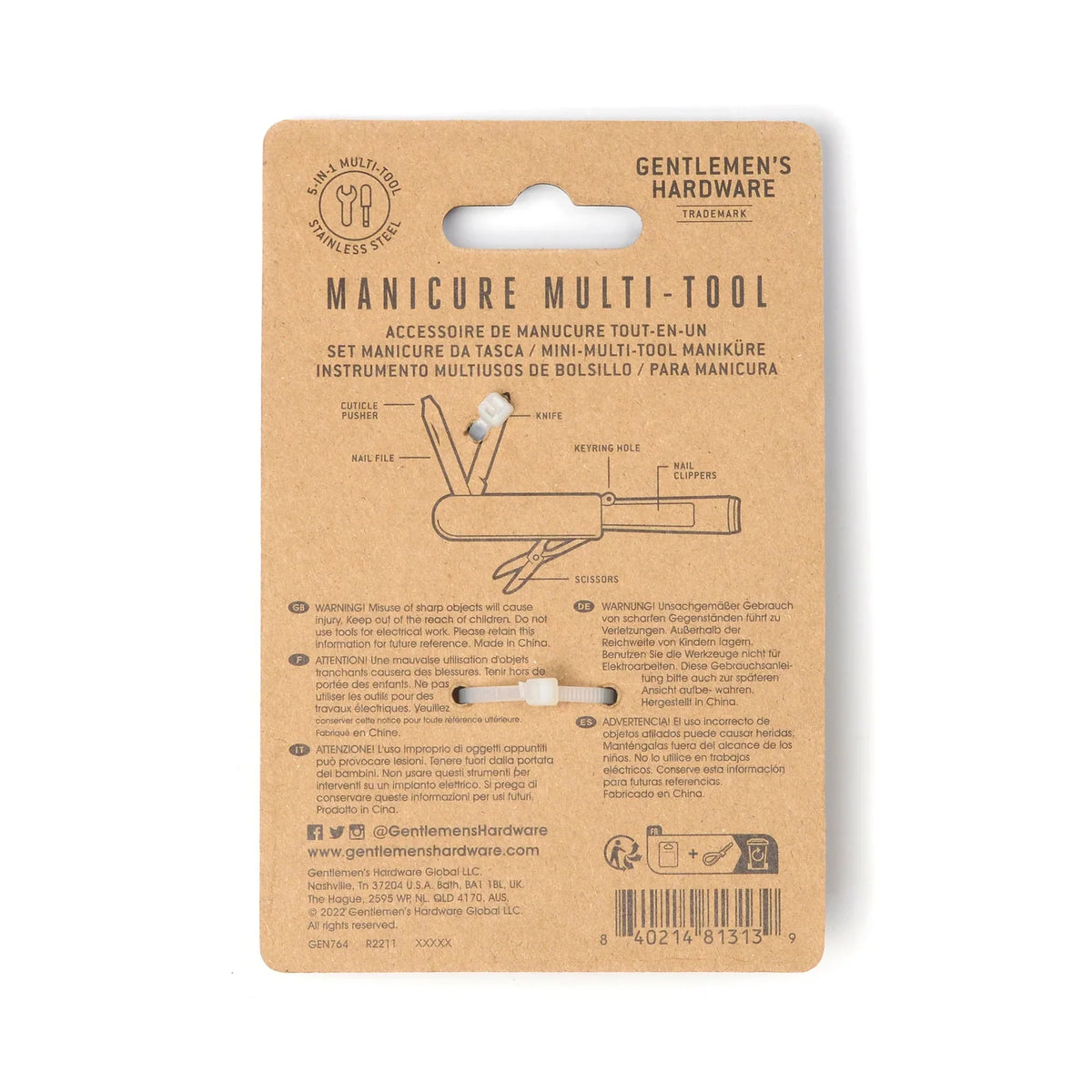 Mini set manicura - Gentlemen's Hardware