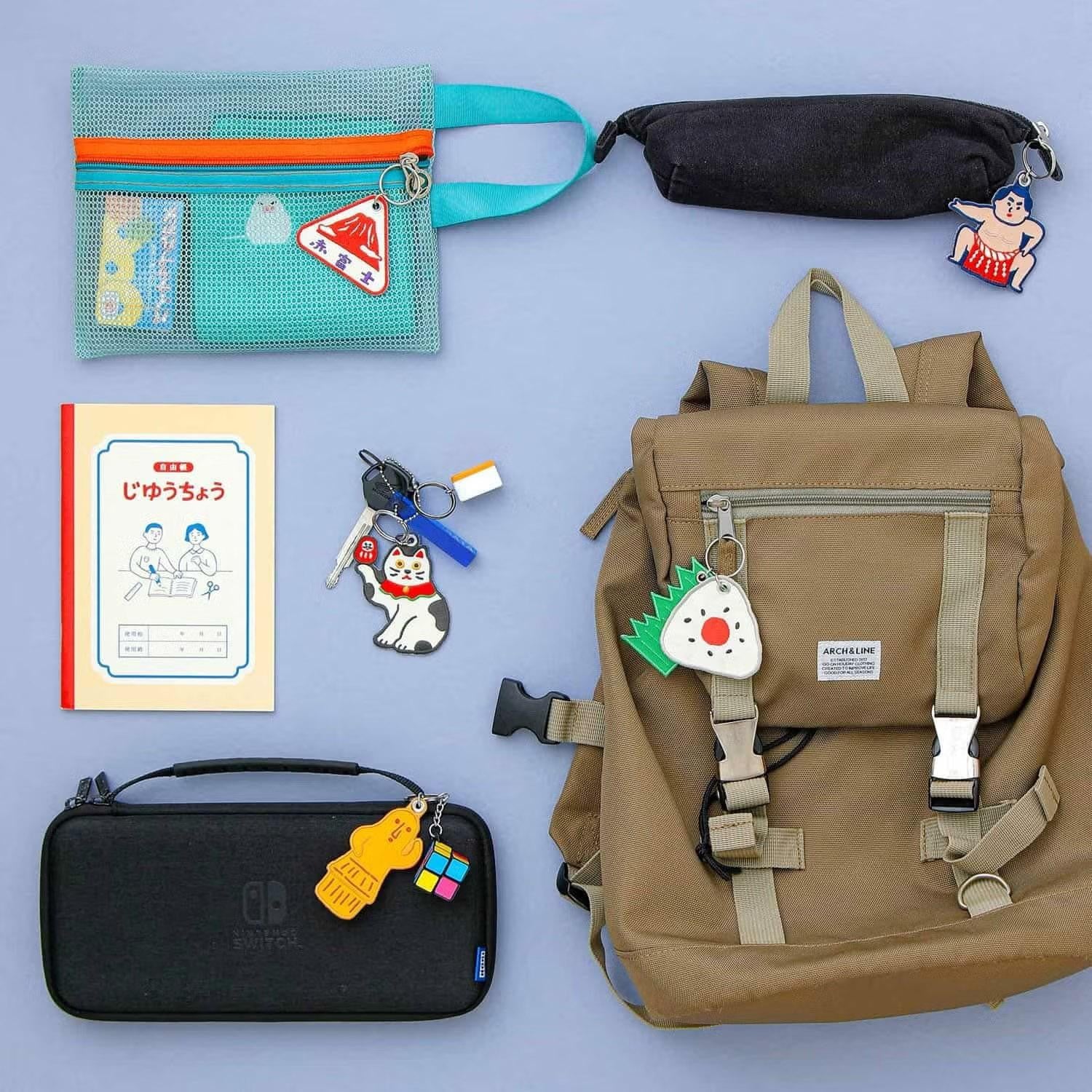 Llavero parche Japanese Motif