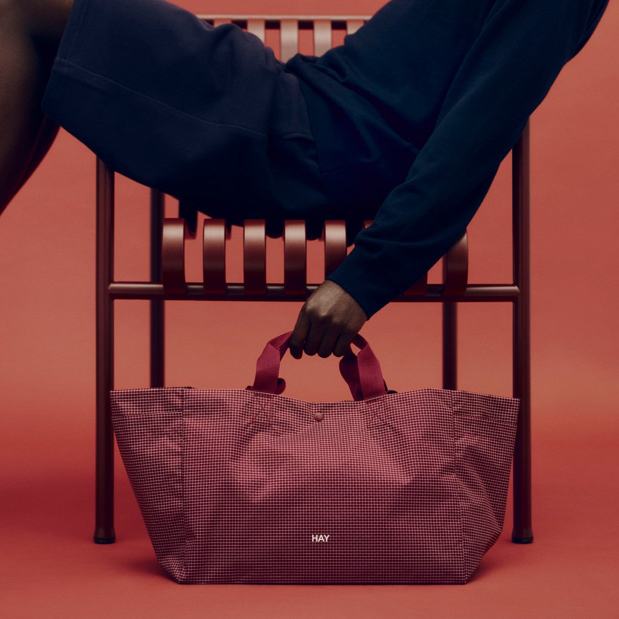 Grid Weekend Bag M - HAY