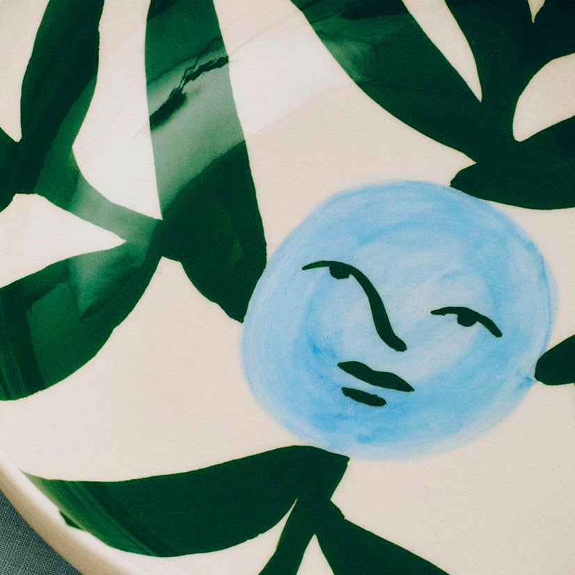Bowl Moon Face Ø18 La Pittura - HAY