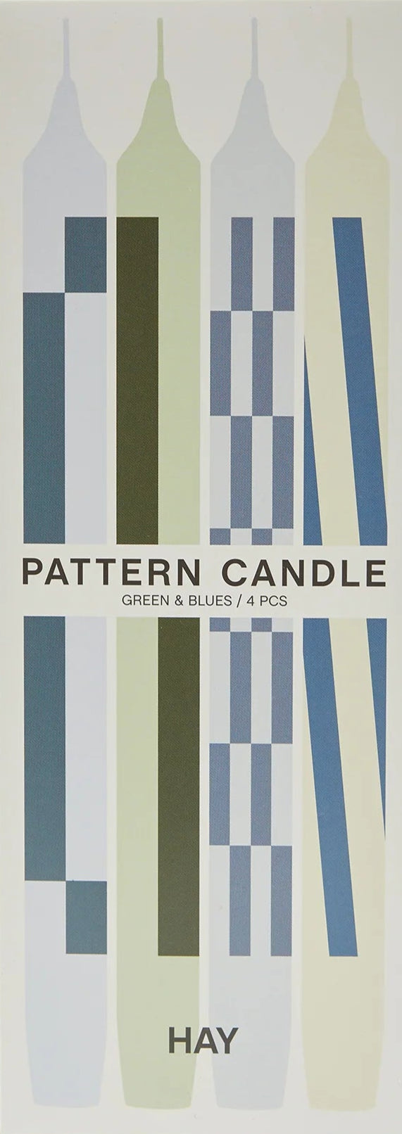 Velas Pattern Set de 4