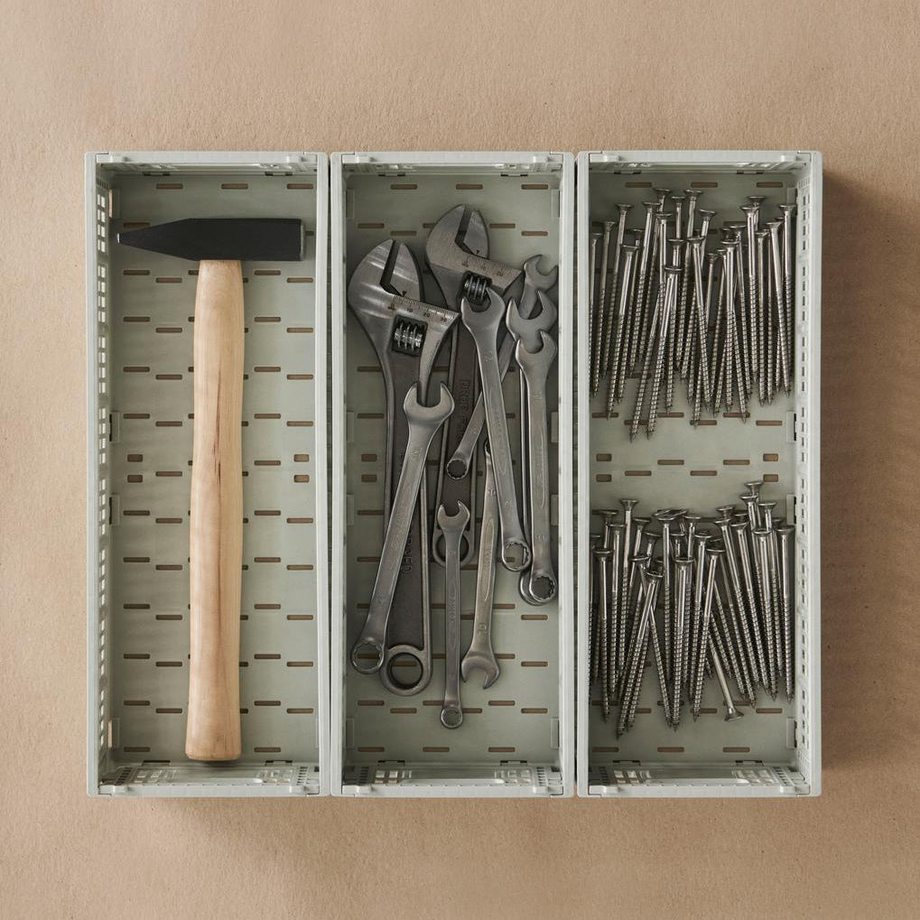 Caja Crate Plegable Mini Oblong - HAY