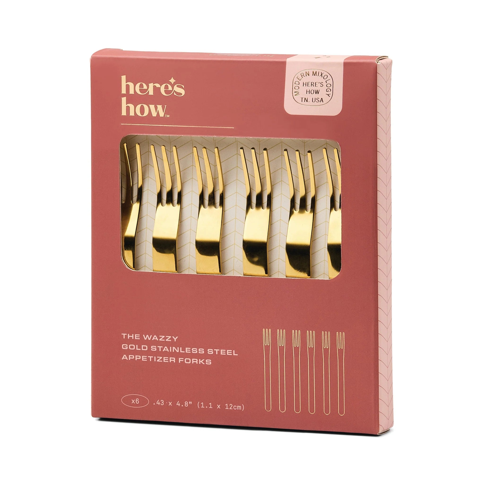 Tenedores para aperitivos Wazzy - Gentlemen's Hardware