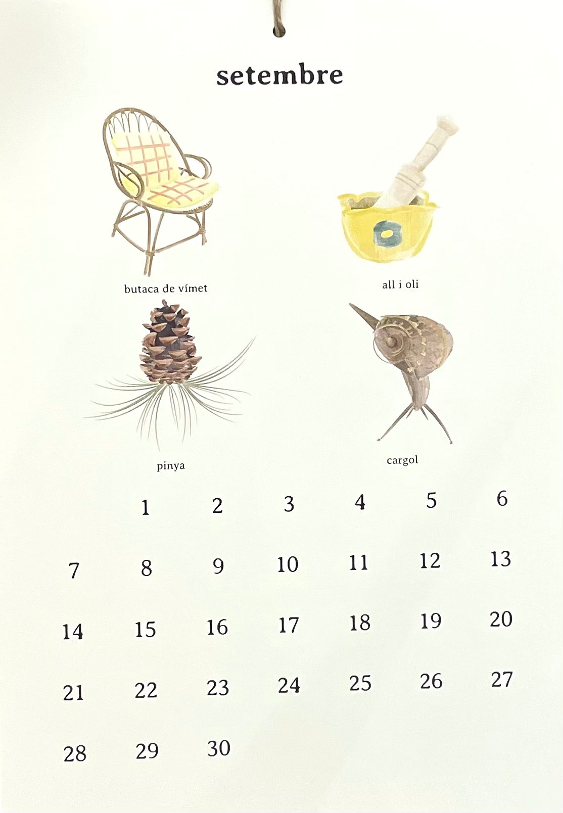 Calendari 2026 - Carlota Álvarez