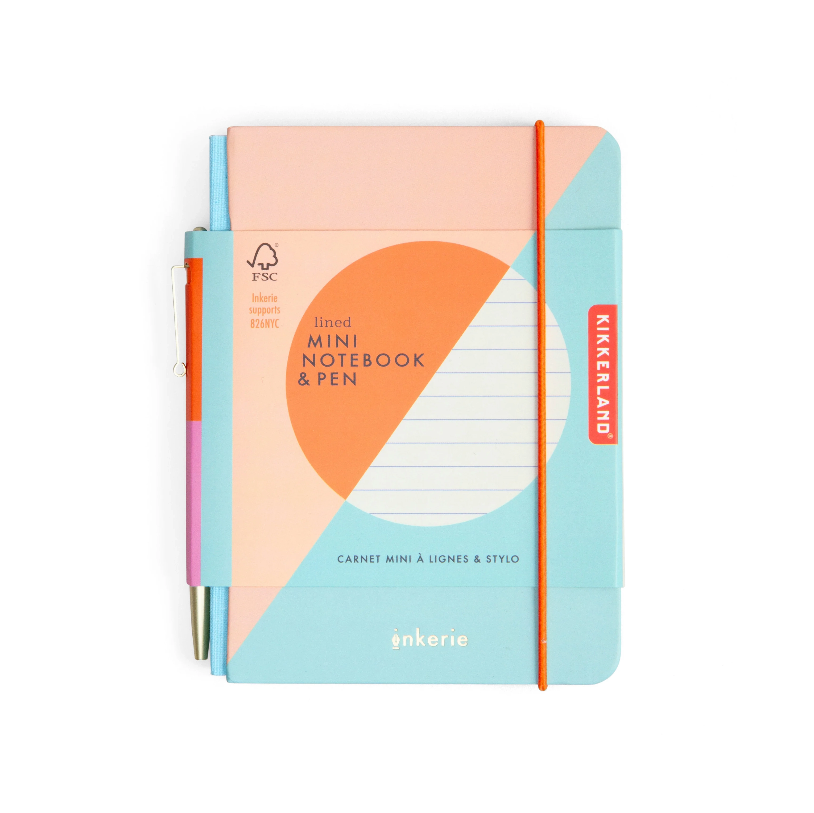 Cuaderno con bolígrafo