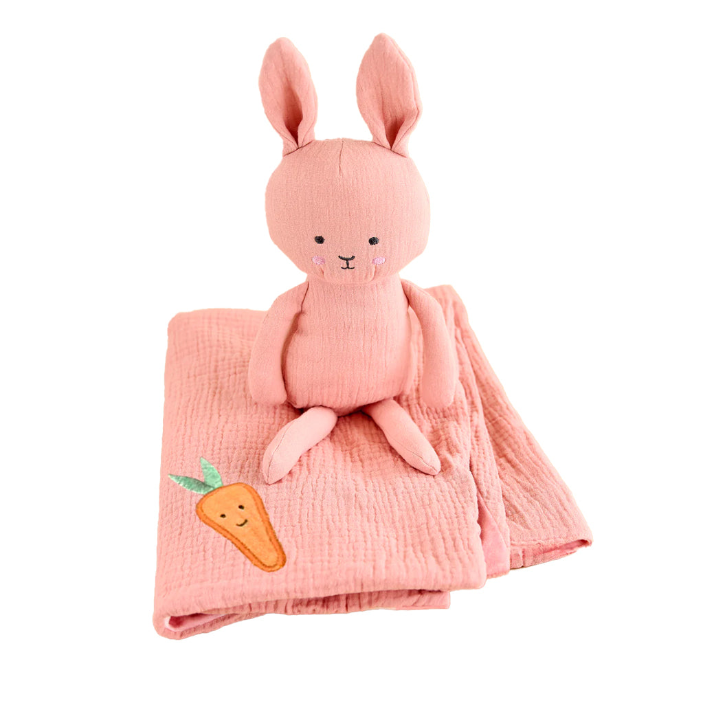 Peluche conejo y mantita