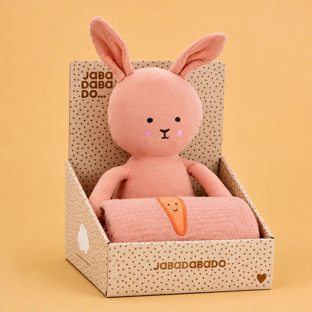 Peluche conejo y mantita