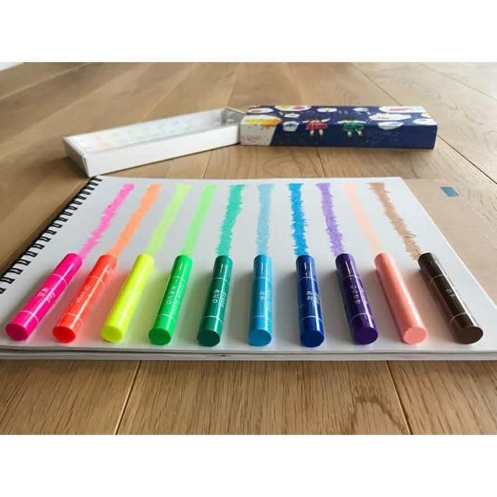 Crayons fluorescents