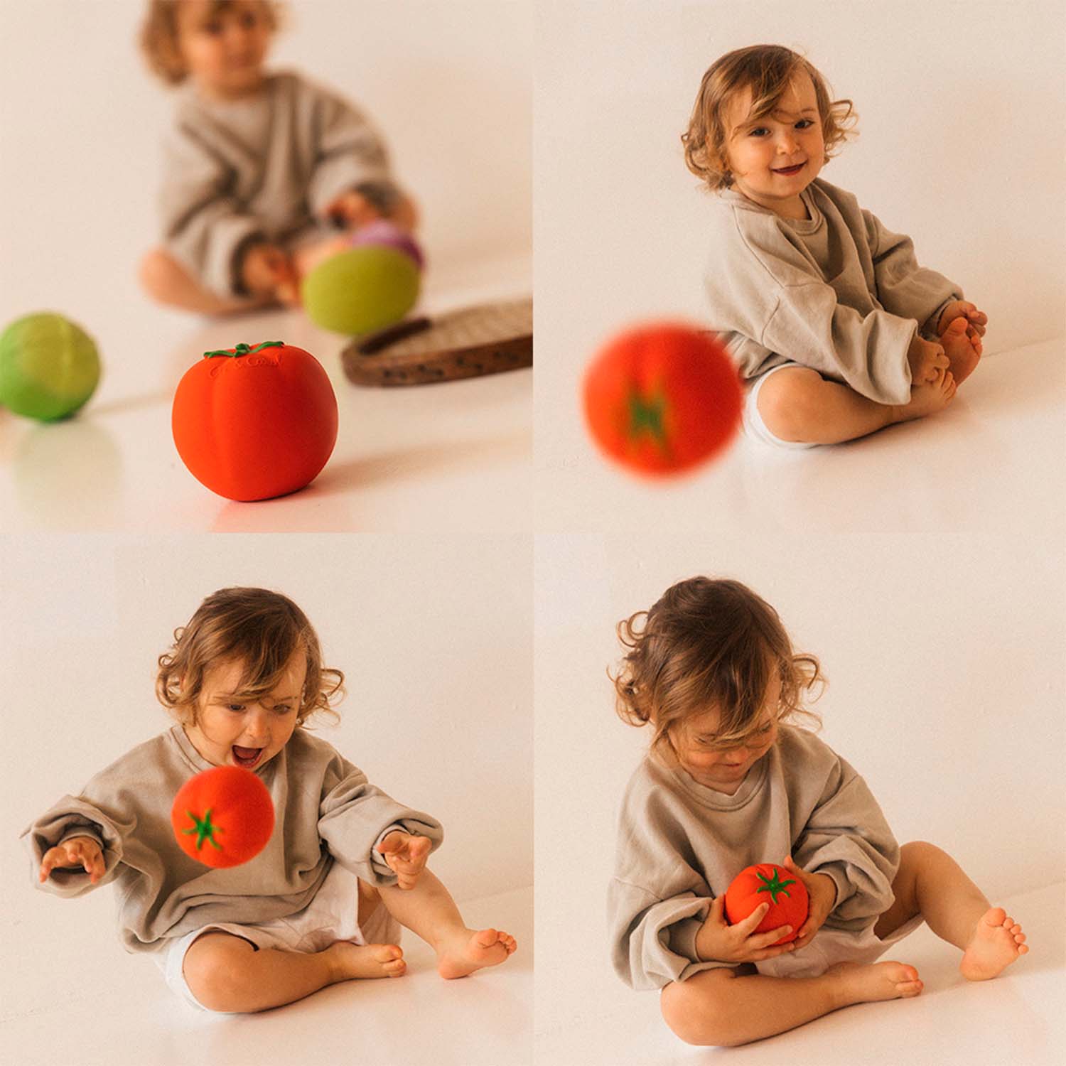 Tomate Pelota Sensorial - Oli&Carol