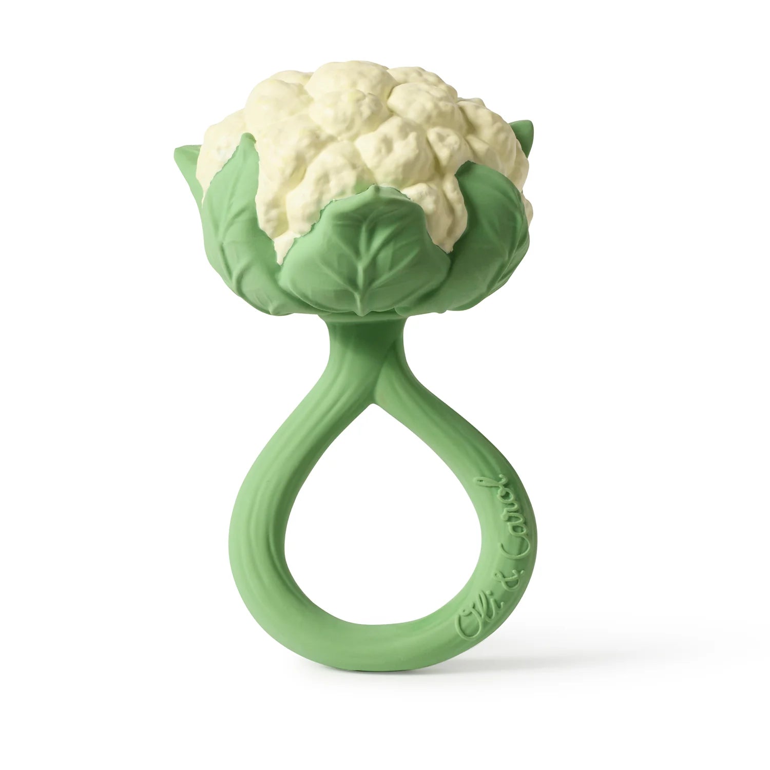 Cauliflower Teething Rattle