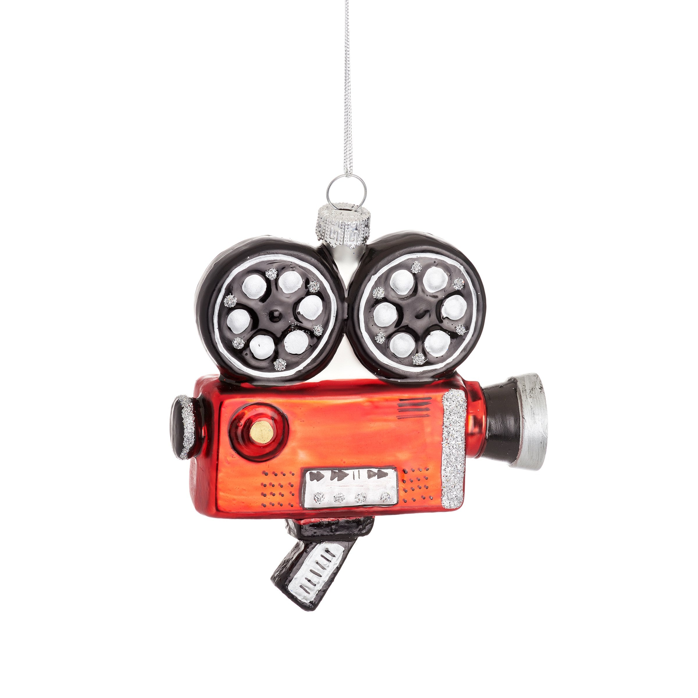 Caméra de cinéma de décoration de Noël