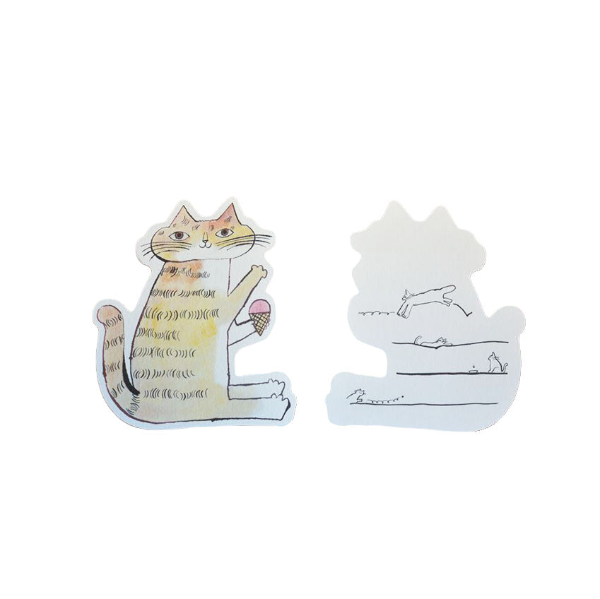 Tarjeta de mensaje - gato