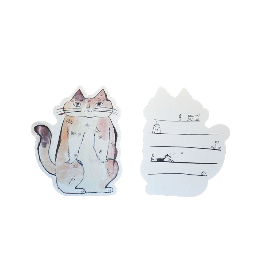 Tarjeta de mensaje - gato