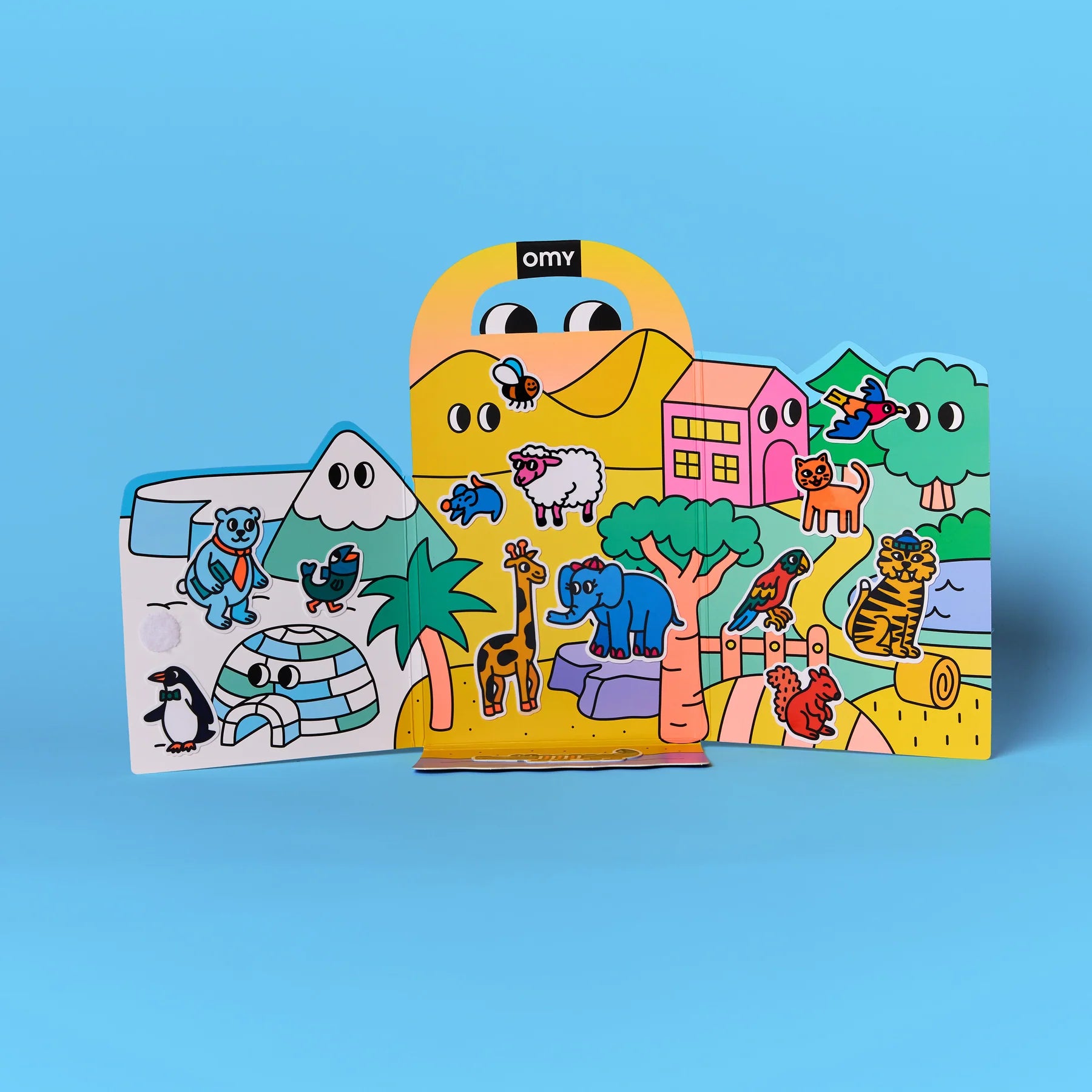 Pegatinas reutilizables Montessori - OMY