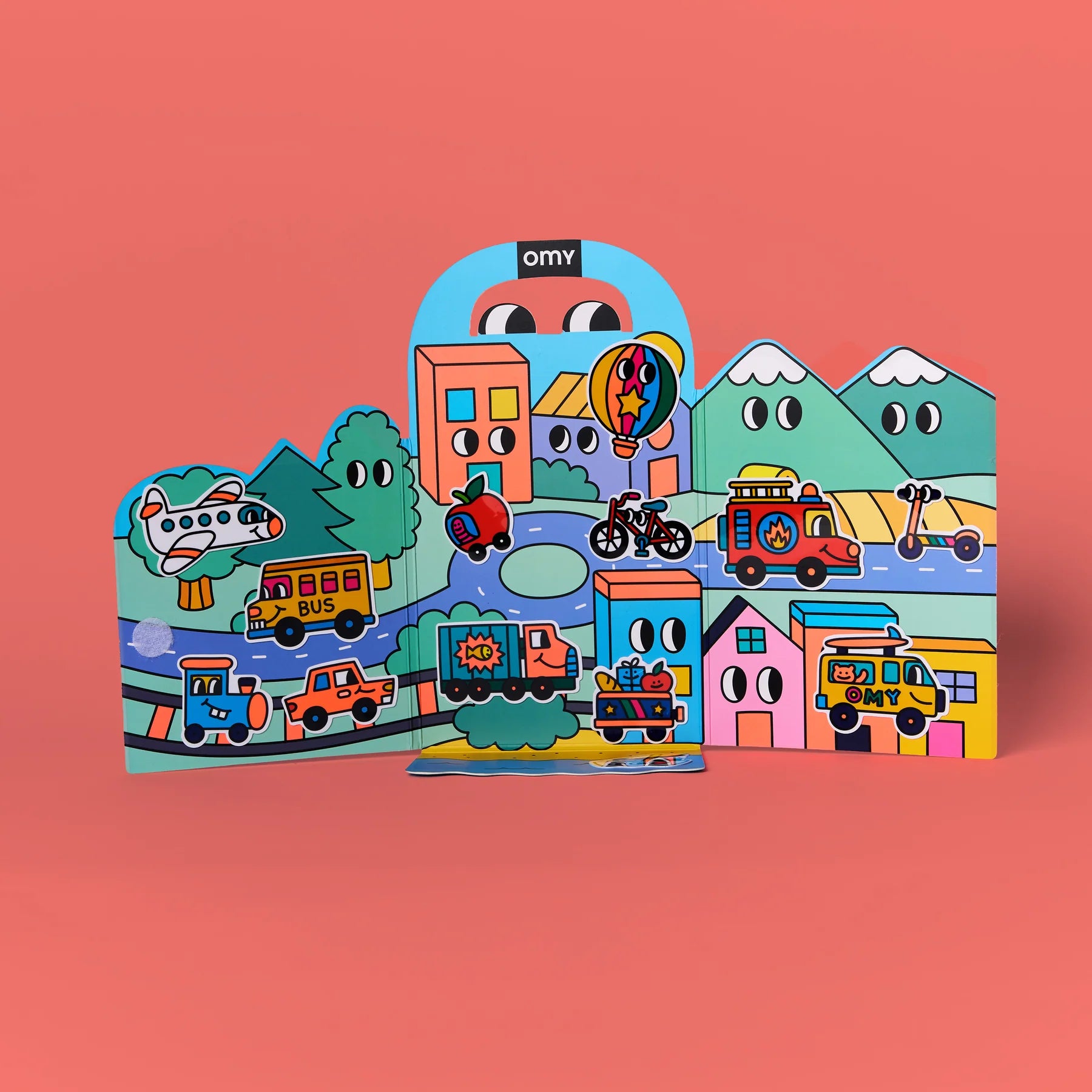 Pegatinas reutilizables Montessori - OMY