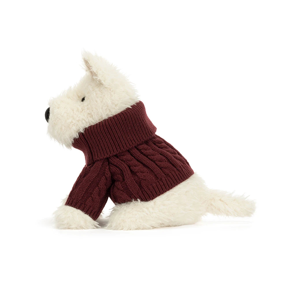 Peluche Perro Scottie 'Winter Jumper' - Jellycat