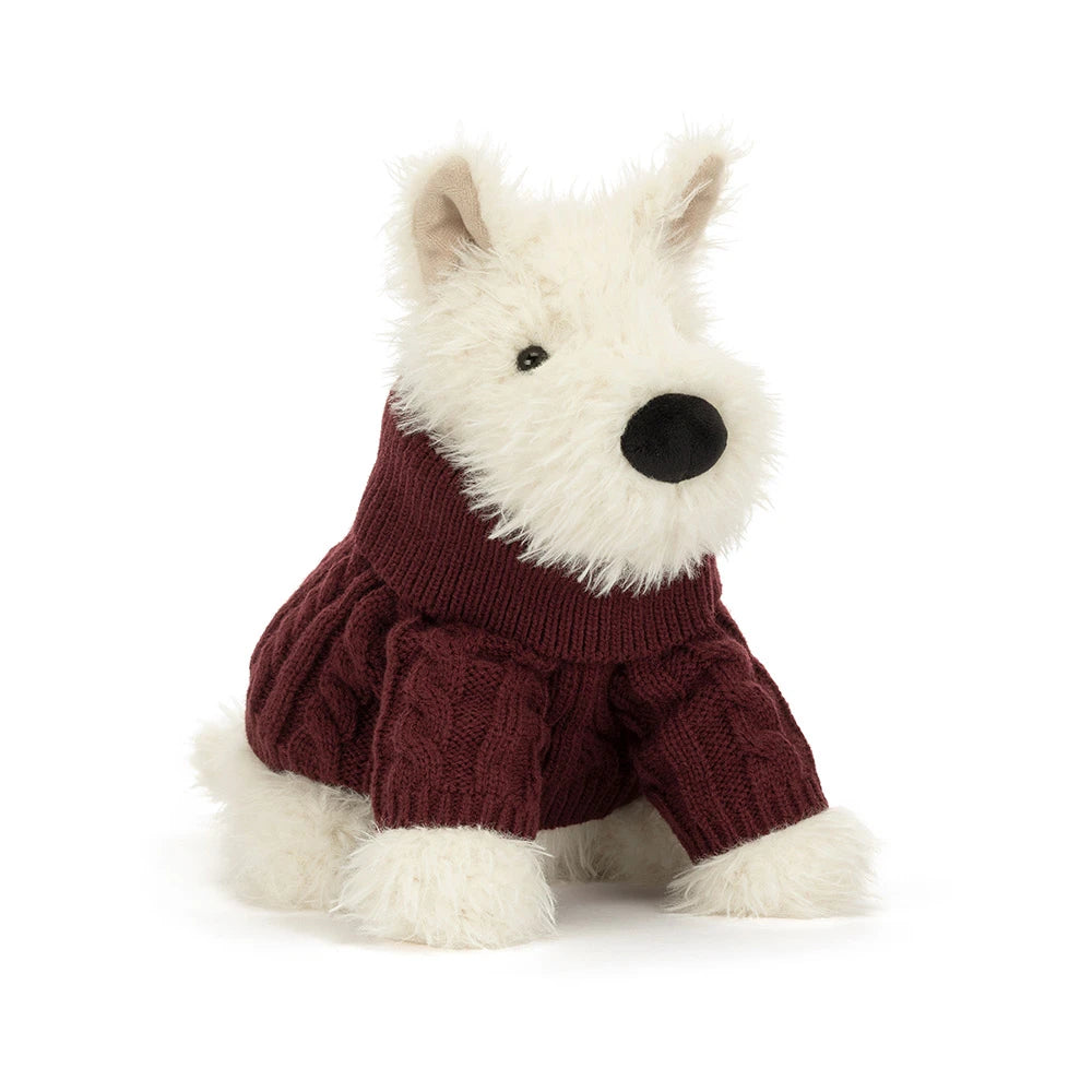 Peluche Perro Scottie 'Winter Jumper' - Jellycat