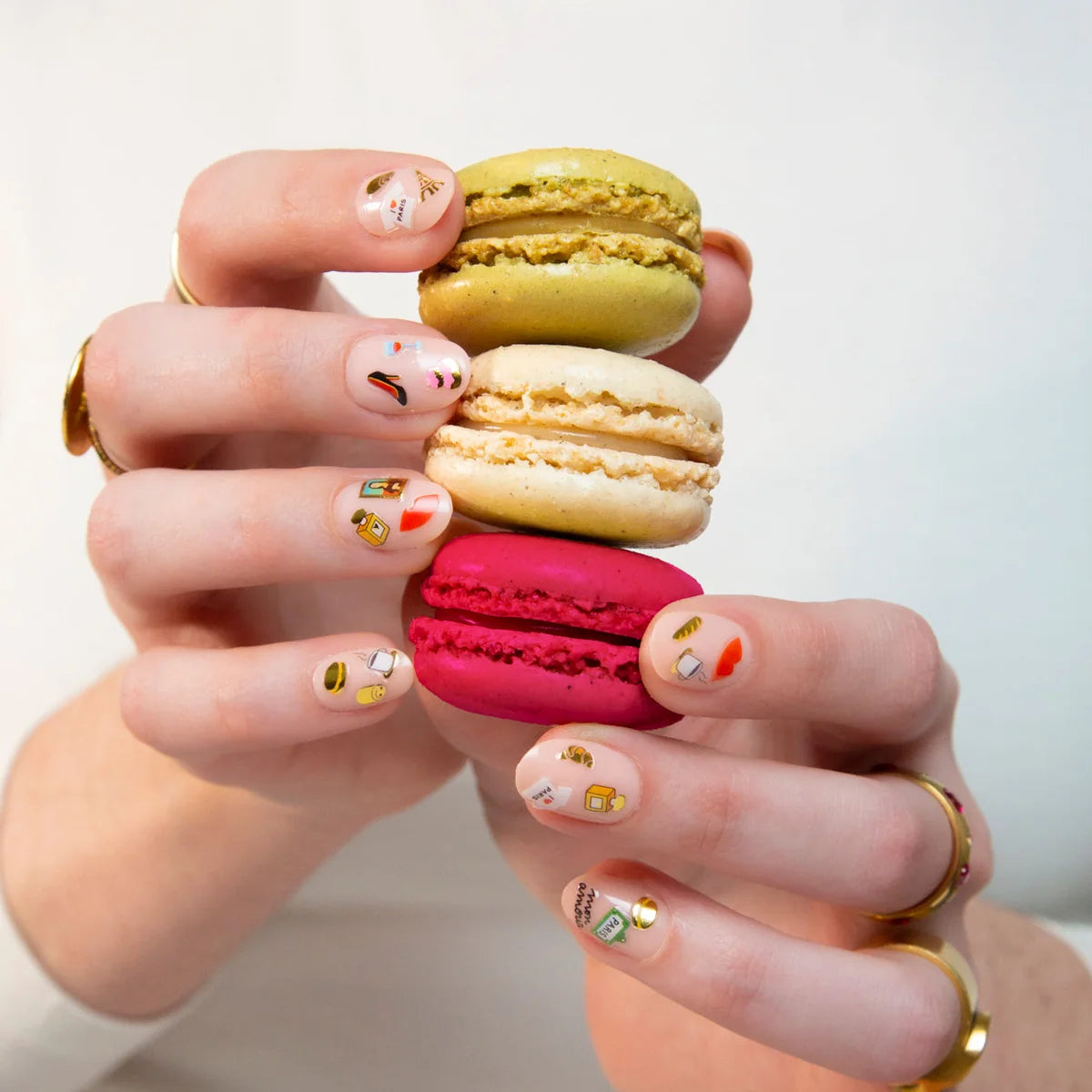Pegatinas para uñas Paris