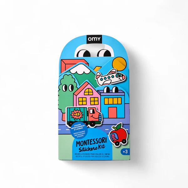 Pegatinas reutilizables Montessori - OMY