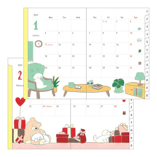 Agenda Pocket B6 2027 - Midori