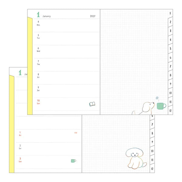 Agenda Pocket B6 2027 - Midori