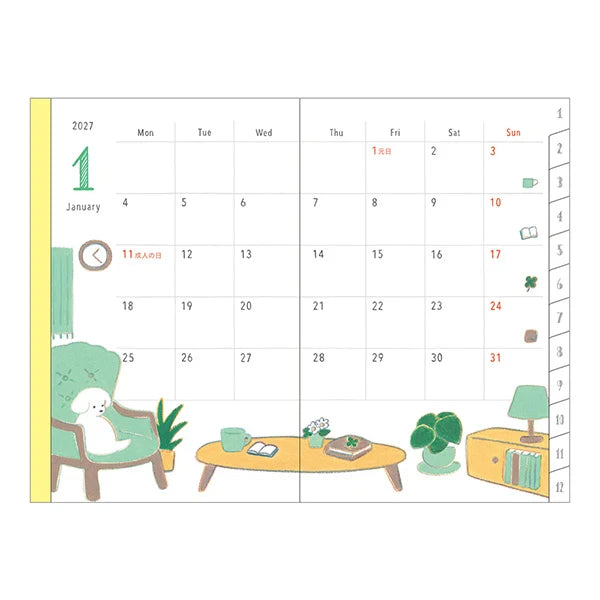 Agenda Pocket Mini 2027 - Midori