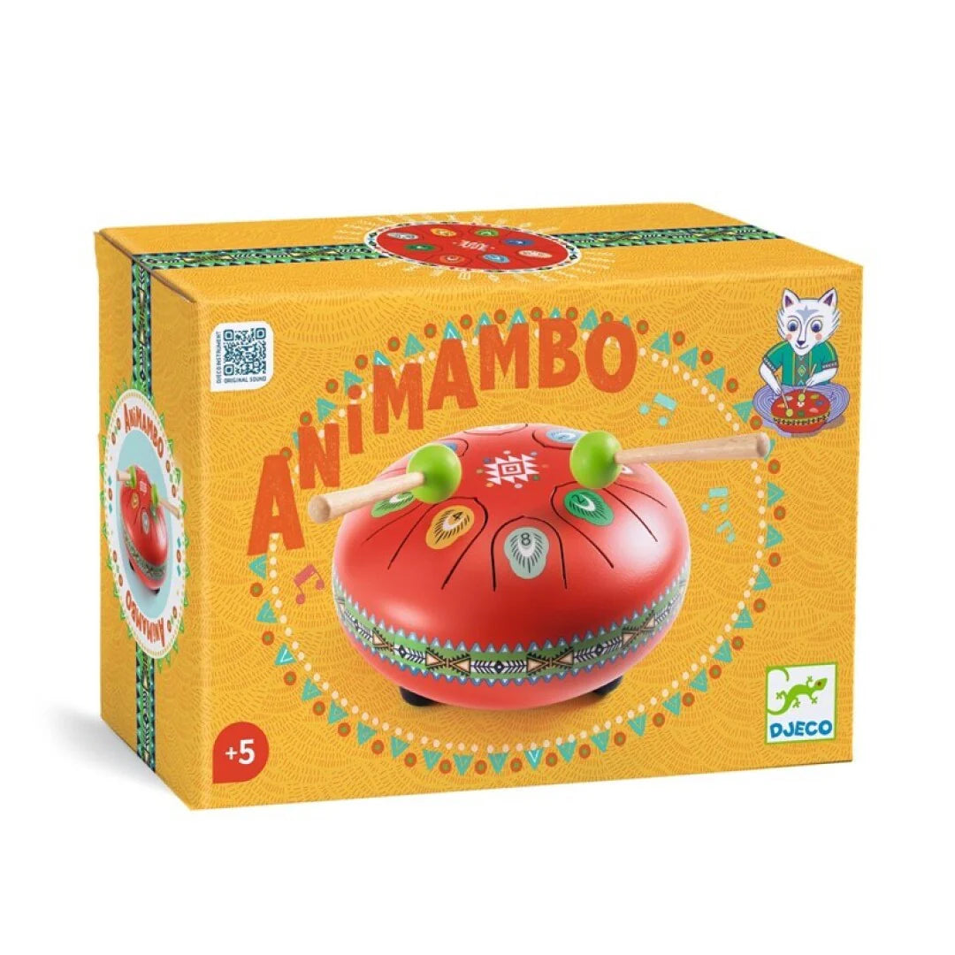 Animambo Tambor metálico 8 notas