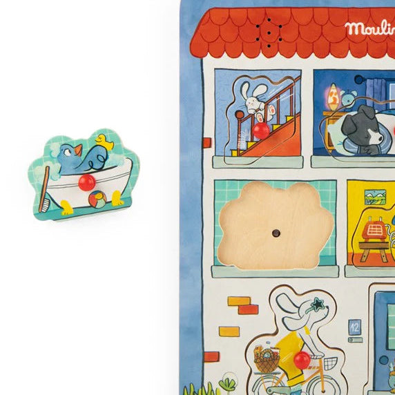 Puzzle sonoro de Puce & Pilou