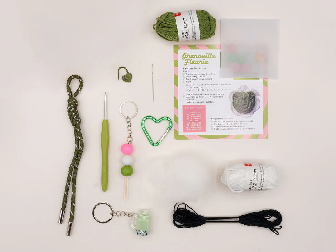 Kit crochet para principiantes - Charms Matcha Club