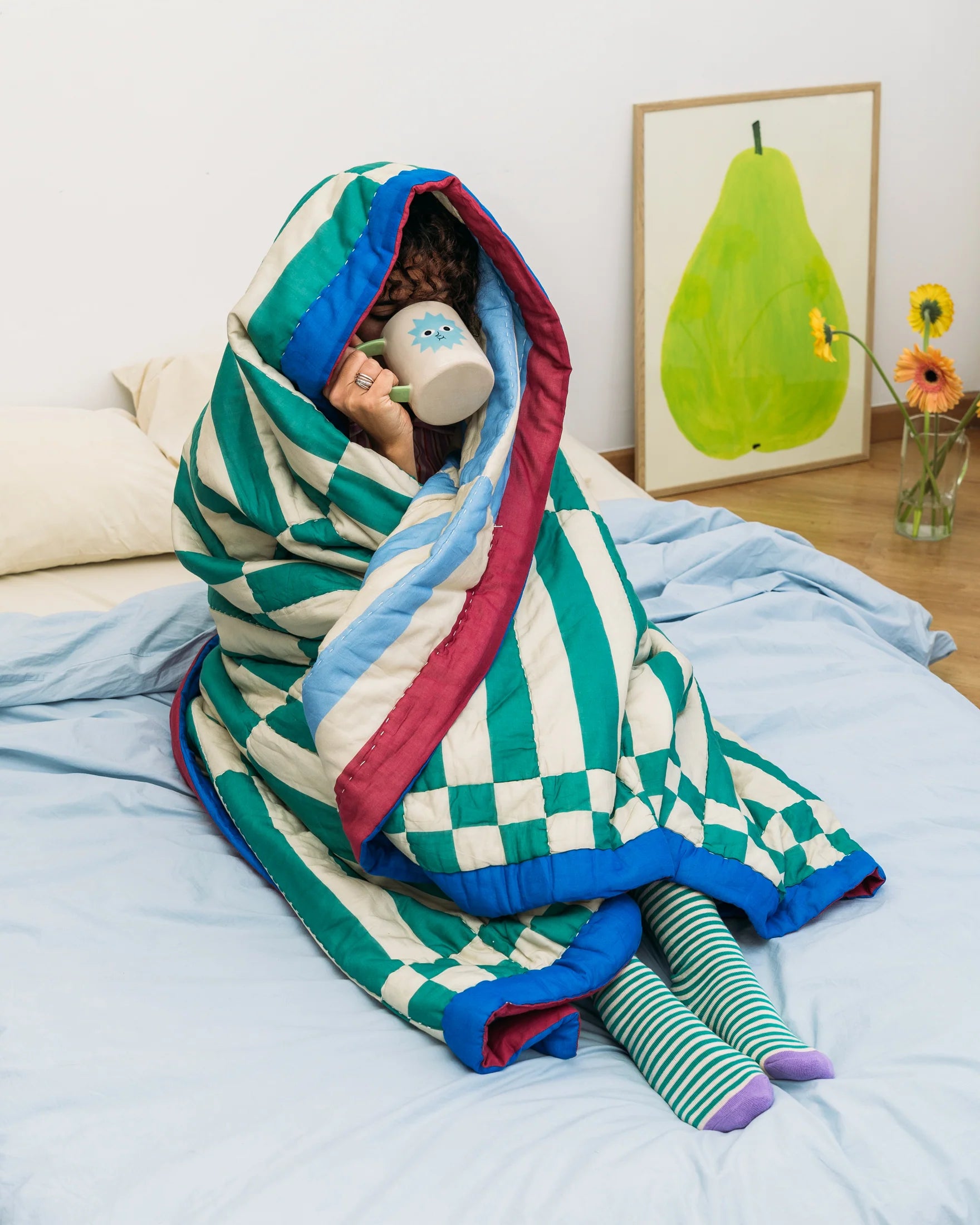 Colchas reversibles Tarta Gelatina