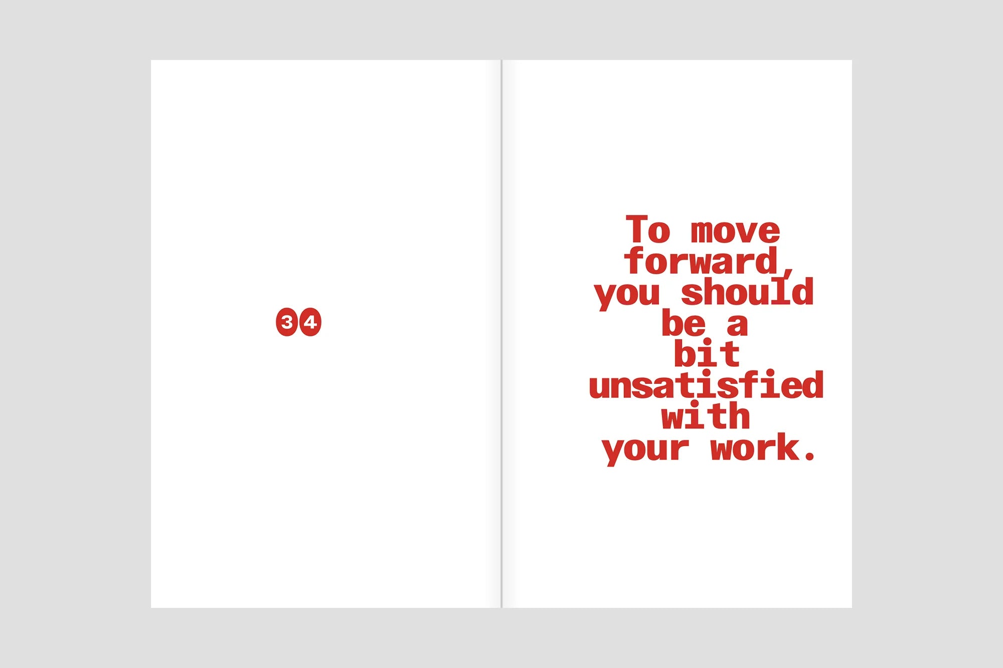 The Tiny Book: Volume One. Forty thoughts from creative minds