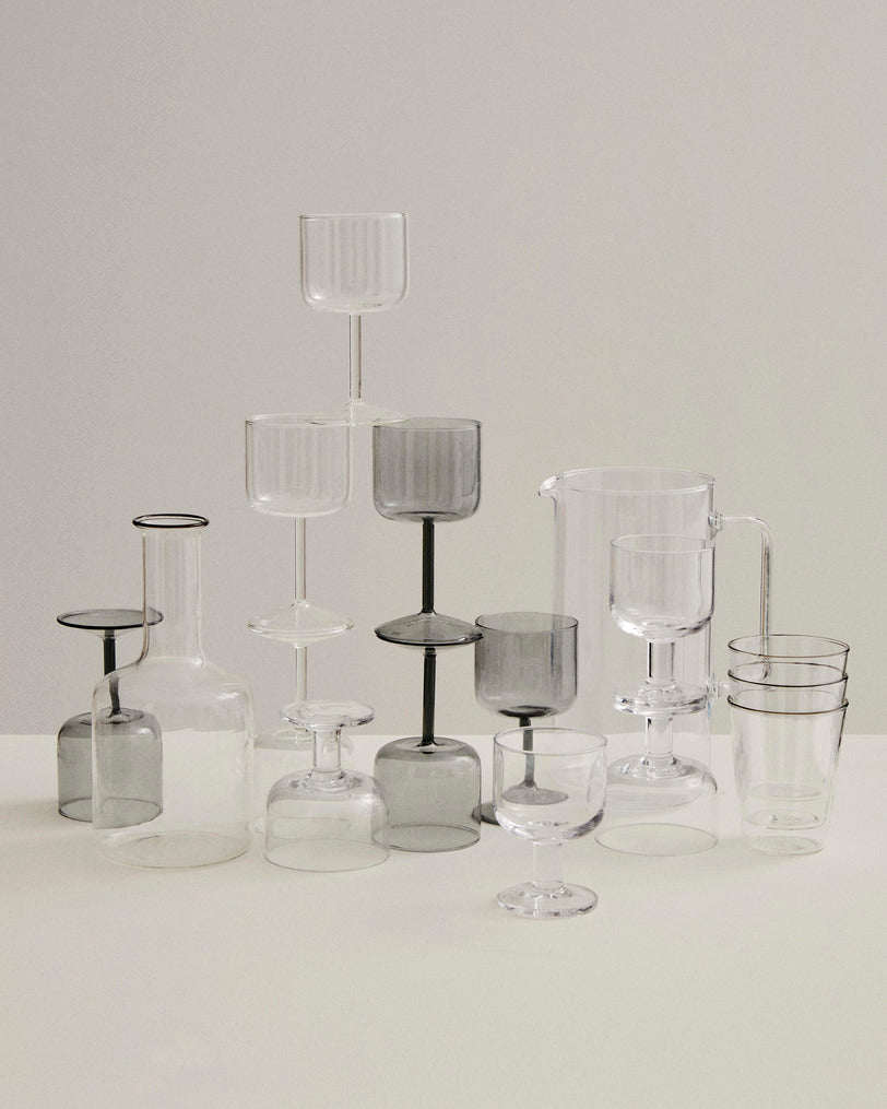 Copas Tint Wine Glass Set de 2 - gris