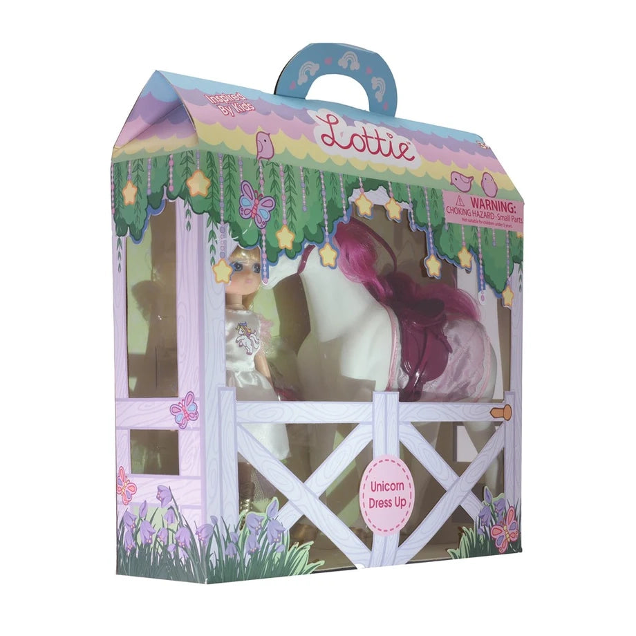Muñeca Lottie y el Unicornio