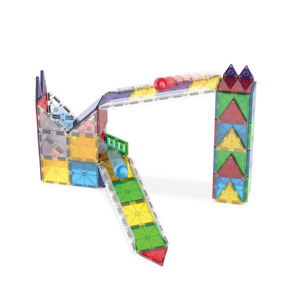 Magna-Tiles Rail Racers 90 piezas