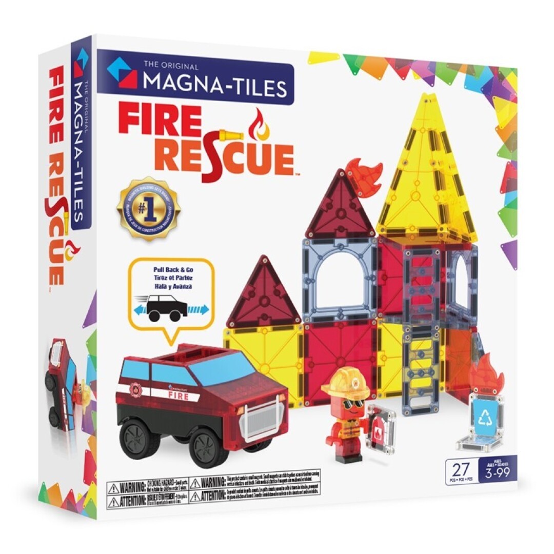 Magna-Tiles Fire Rescue 27 piezas