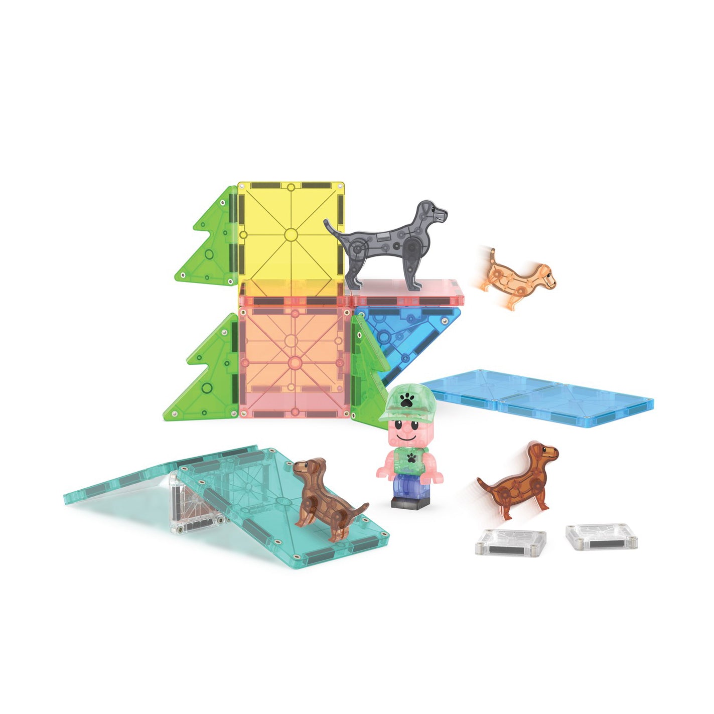 Magna-Tiles Puppy Park 27 piezas