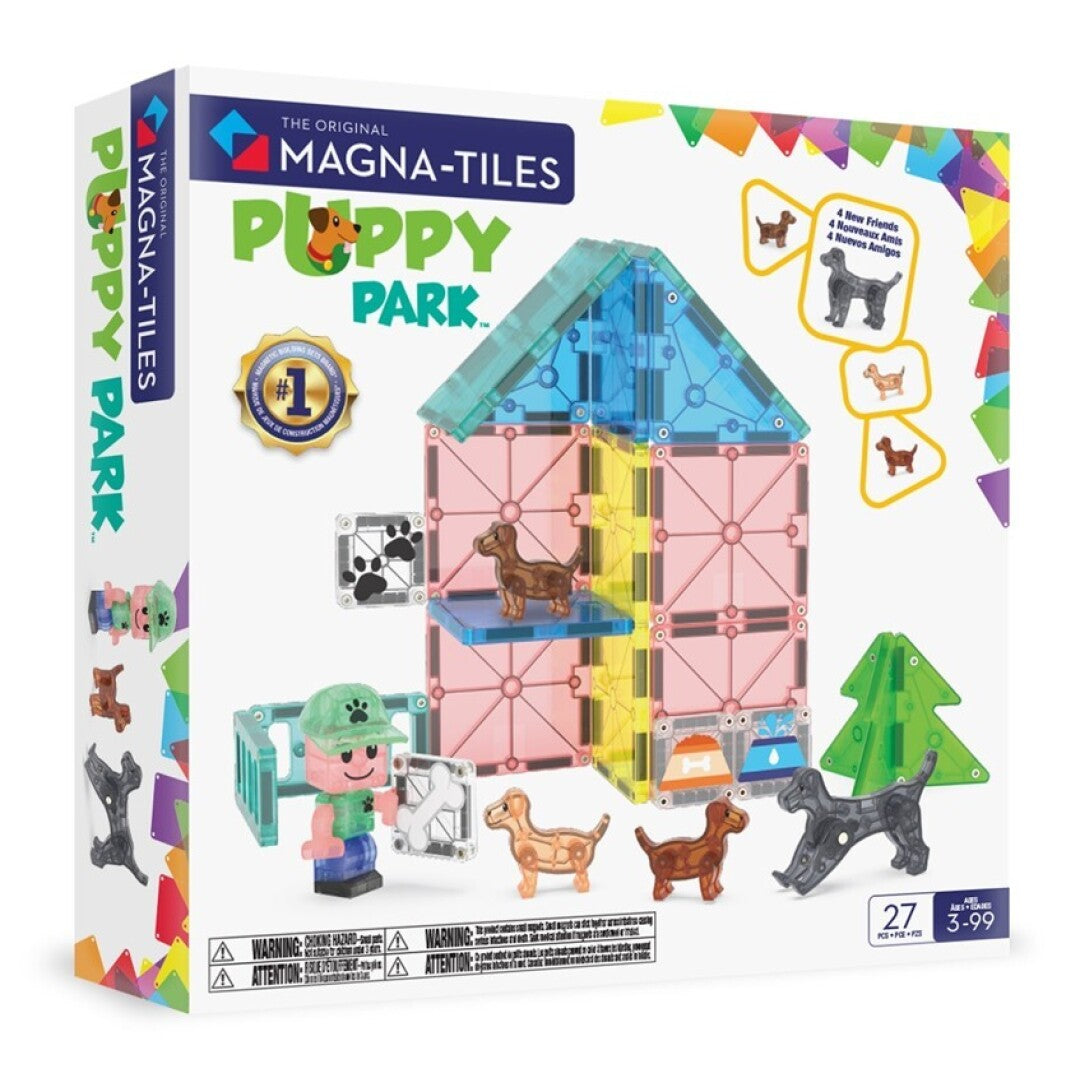 Magna-Tiles Puppy Park 27 piezas