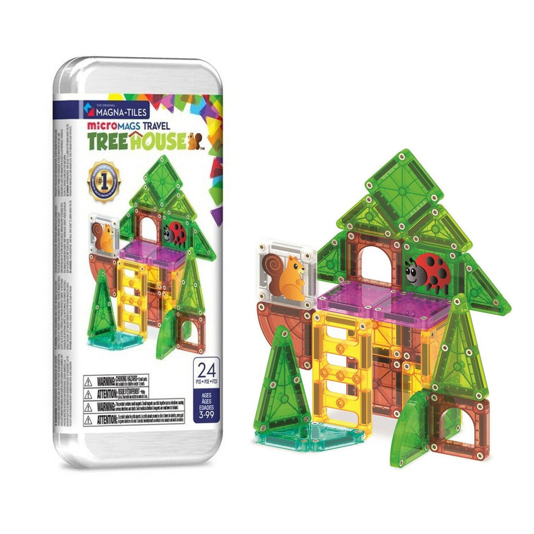 Magna-Tiles MicroMAGS de viaje - Tree House