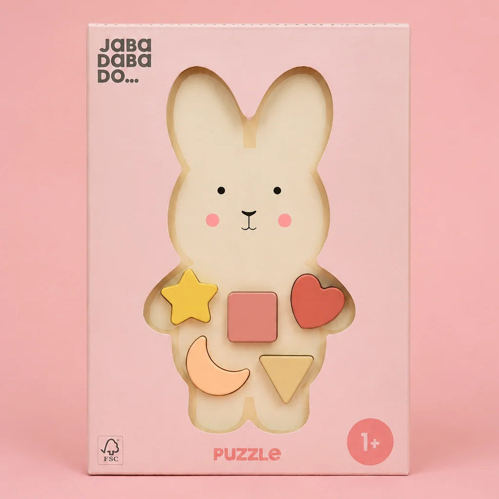 Encajable Puzzle conejo - JaBaDaBaDo