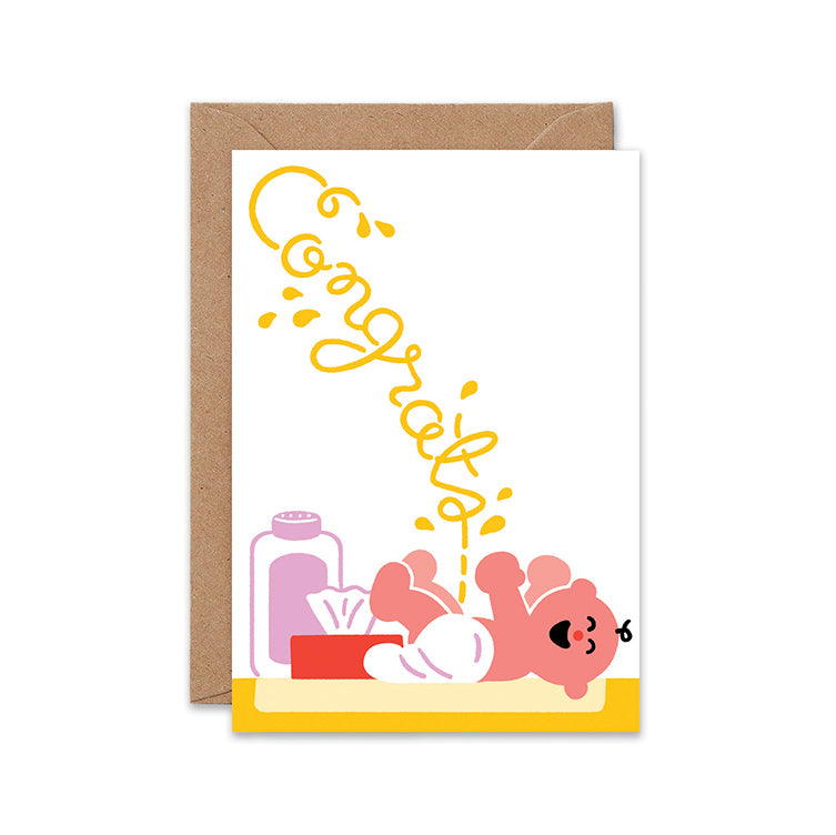 Tarjeta Baby Congrats!
