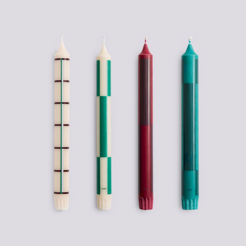 Velas Pattern Set de 4