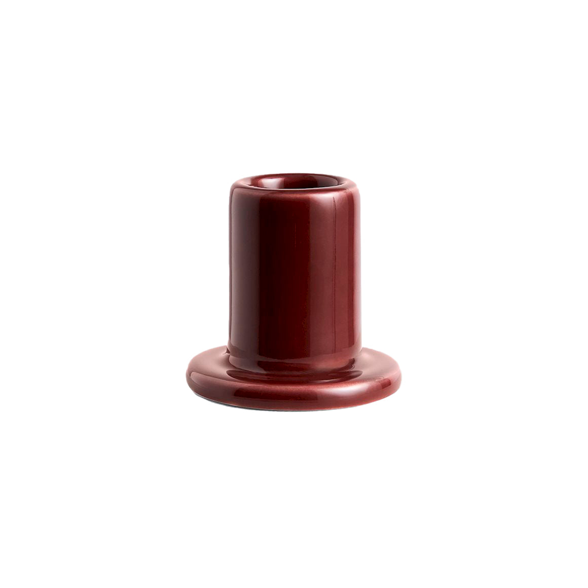 Bougeoir Tube S - Blanc Cassé